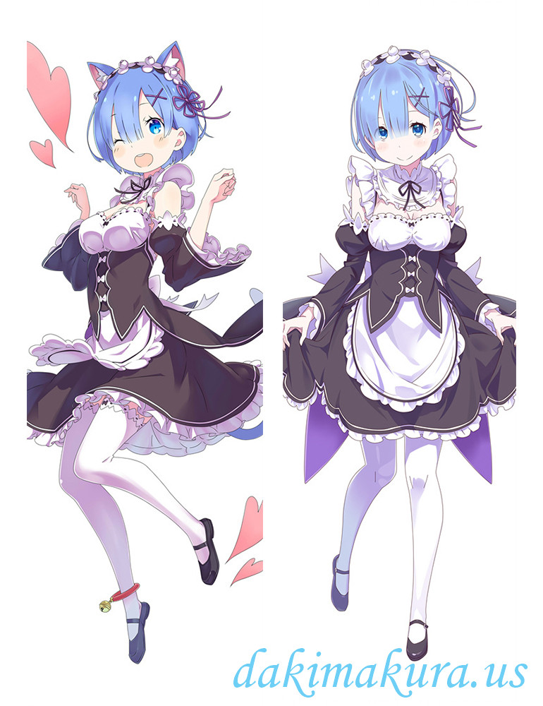 Rem - Re Zero Anime Dakimakura Japanese Hugging Body Pillow Cover